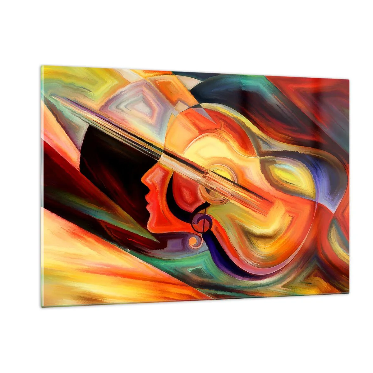 Billede på glas - Og alt er i orden - 120x80 cm