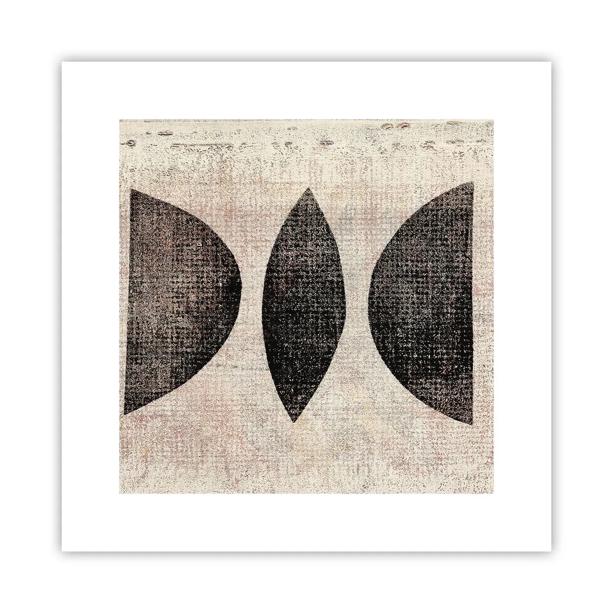 Plakat - Etnisk abstraktion - 30x30 cm