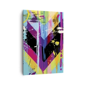 Lærredstryk - Billede på lærred - Fra top til bund - 70x100 cm