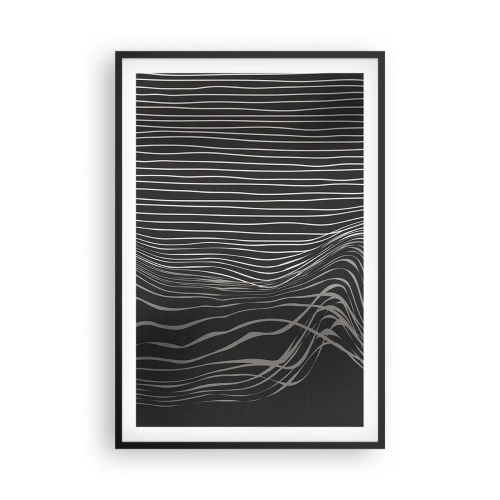 Plakat i sort ramme - Rytme og accent - 61x91 cm