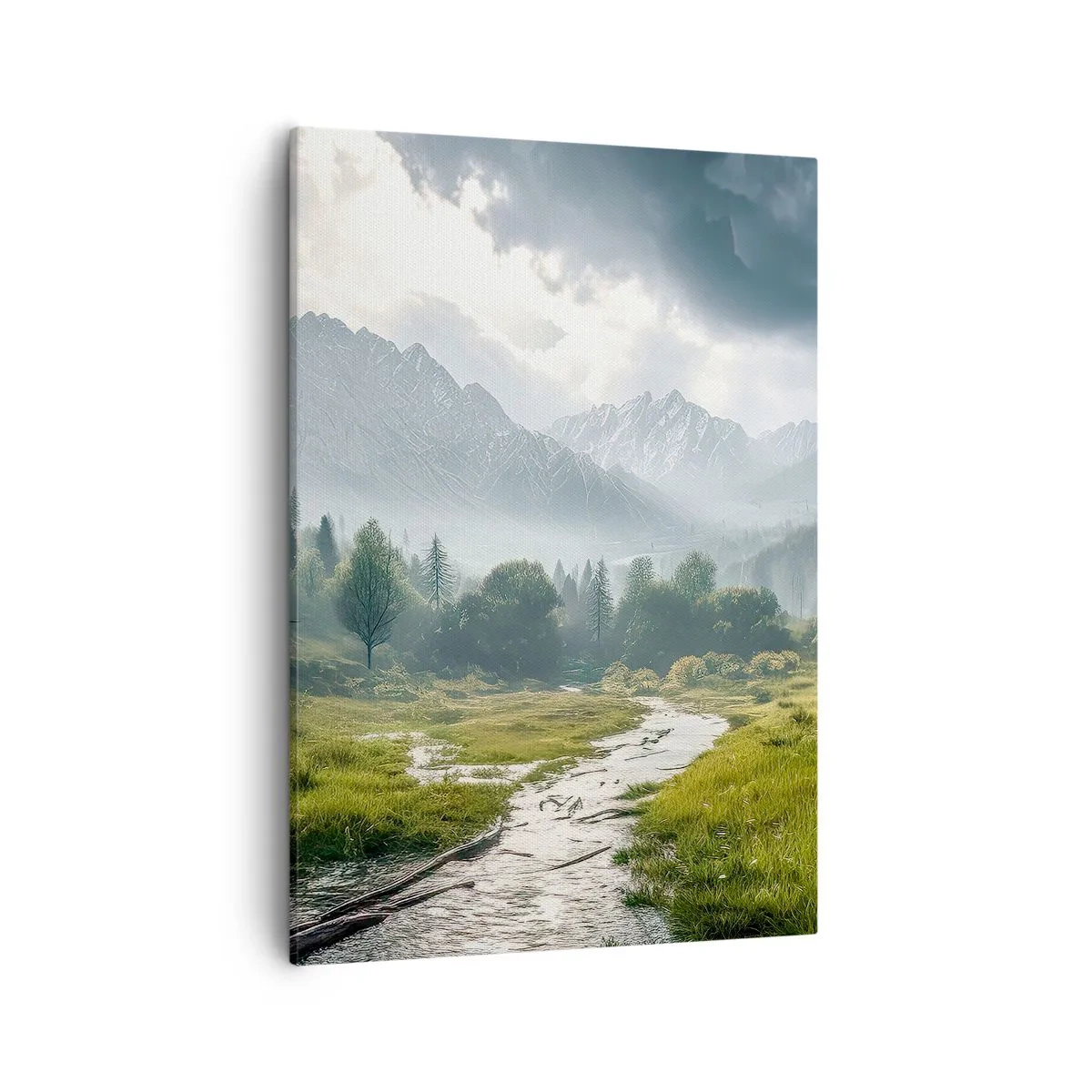 Lærredstryk - Billede på lærred - Der og tilbage - 50x70 cm