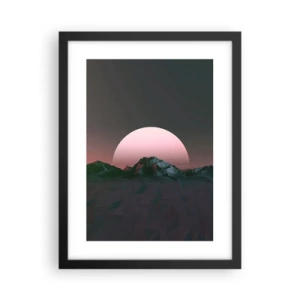 Plakat i sort ramme - I en nabogalakse - 30x40 cm