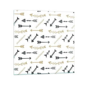 Billede på glas - Skyttens drøm - 70x70 cm