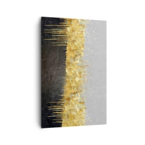 Lærredstryk - Billede på lærred - Indad og opad - 80x120 cm