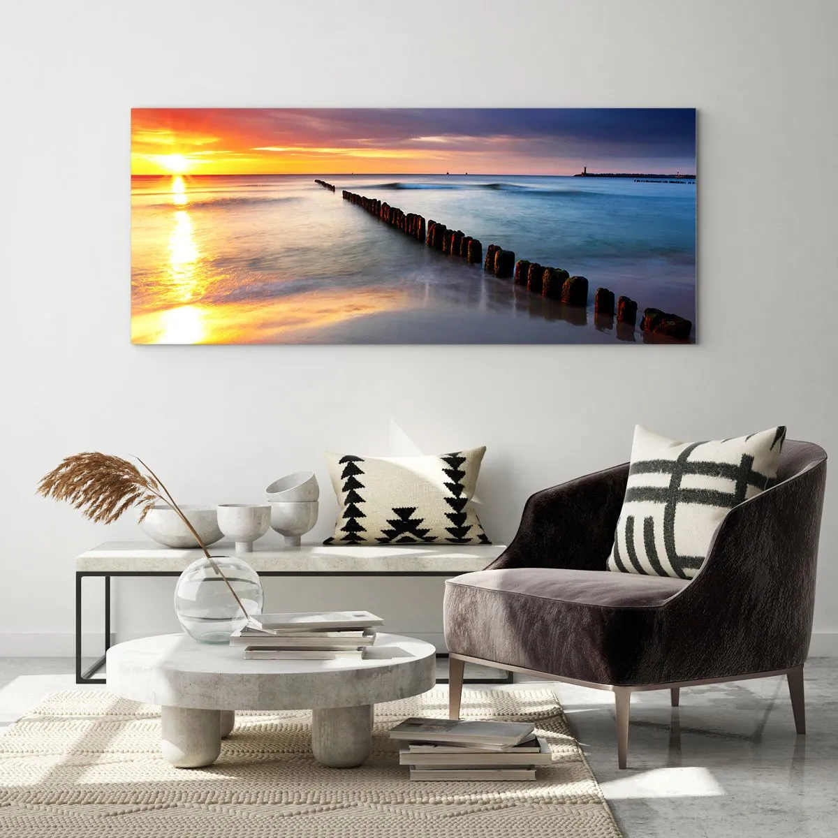 Billede på glas - Lyt til stilheden - 90x30 cm