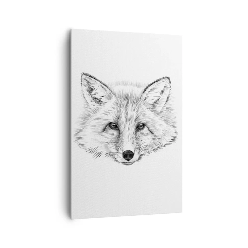 Lærredstryk - Billede på lærred - Kan disse øjne lyve? - 80x120 cm