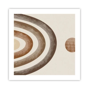 Plakat - I en galakse langt, langt væk - 50x50 cm