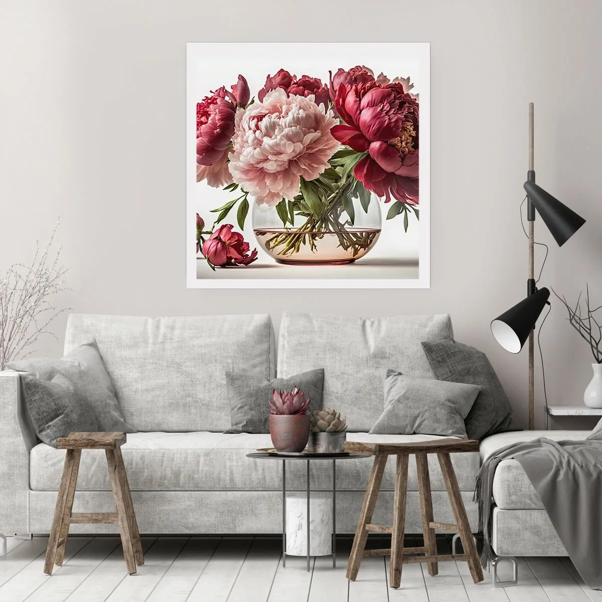 Plakat - I fuldt flor af skønhed - 40x40 cm