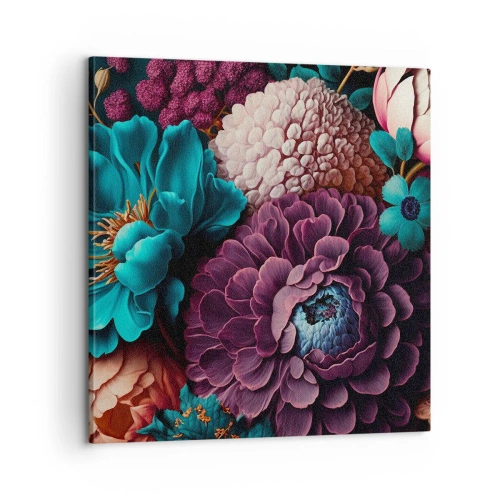 Lærredstryk - Billede på lærred - Natur i overflod - 60x60 cm