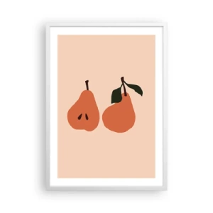 Plakat i hvid ramme - Sødmen selv - 50x70 cm