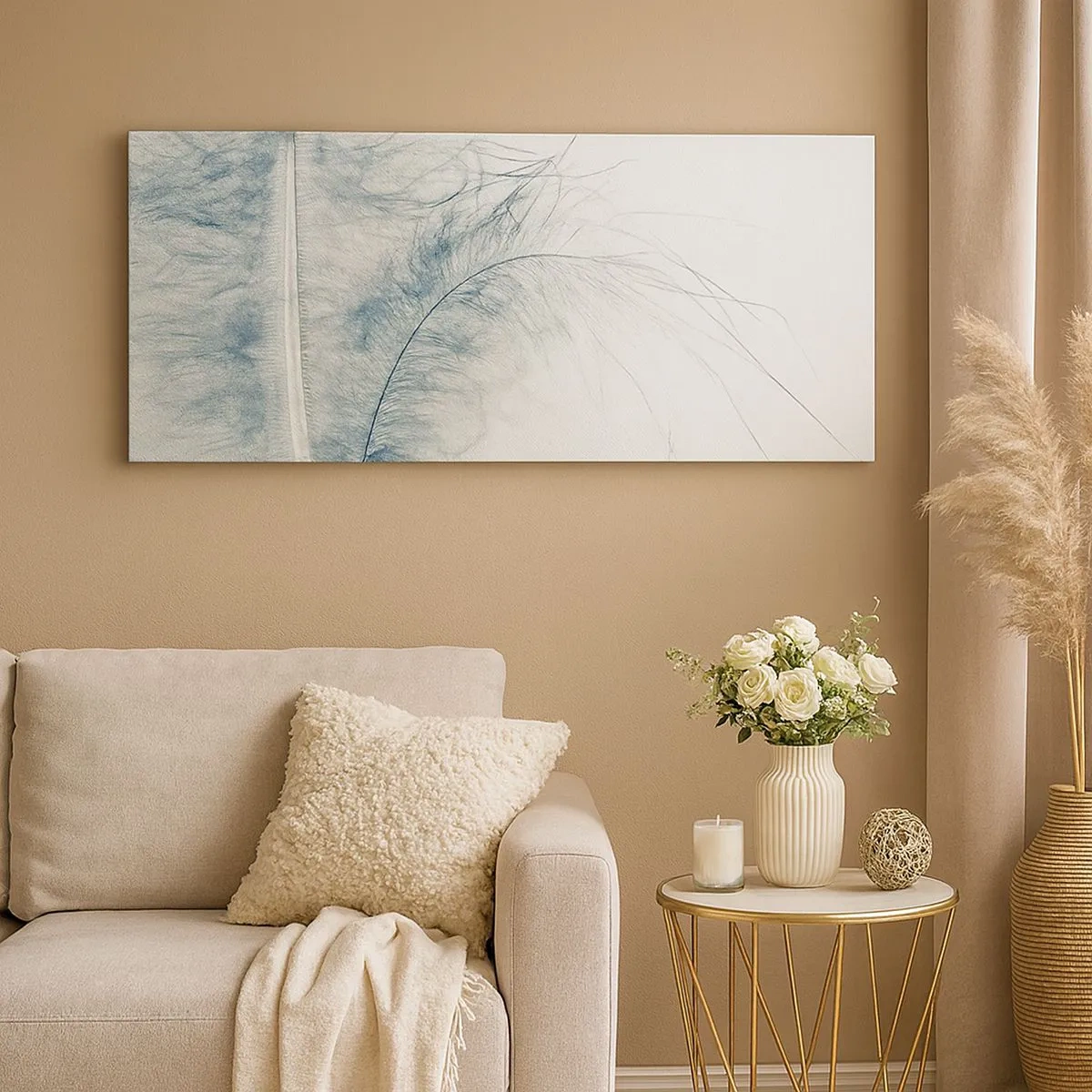 Lærredstryk - Billede på lærred - Naturens hvisken - 100x40 cm