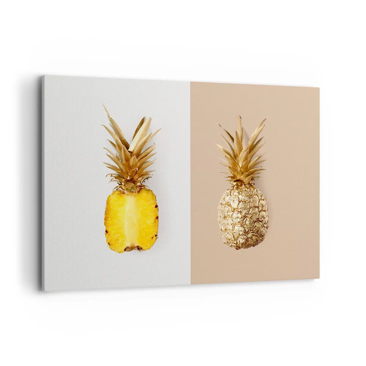 Lærredstryk - Billede på lærred - Ananas til os - 120x80 cm