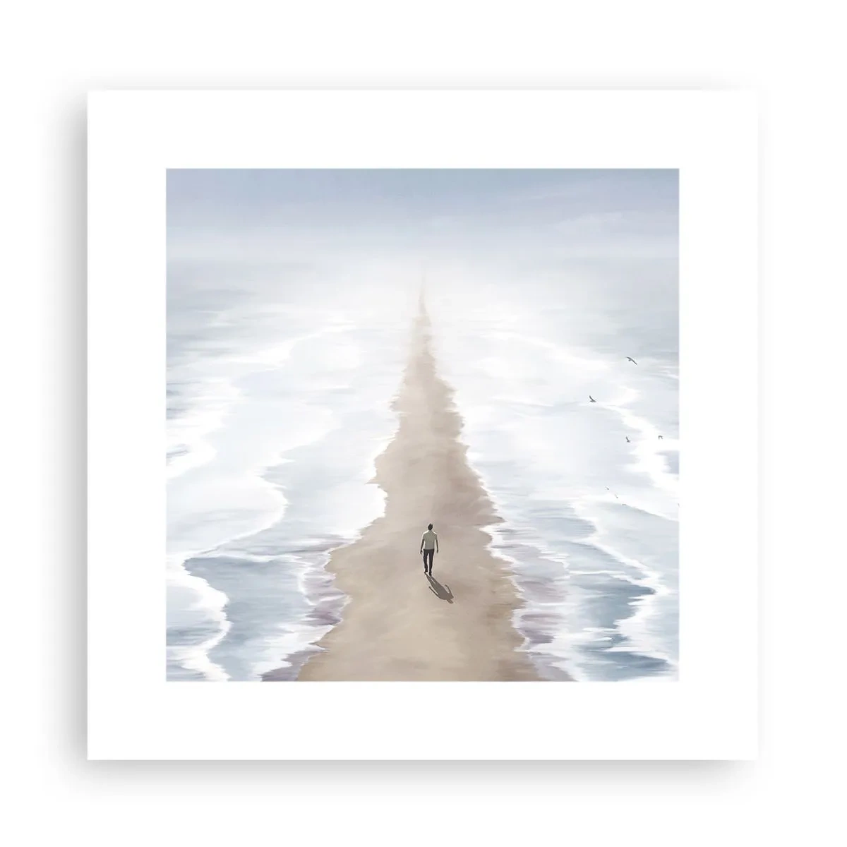 Plakat - Lys fremtid - 30x30 cm