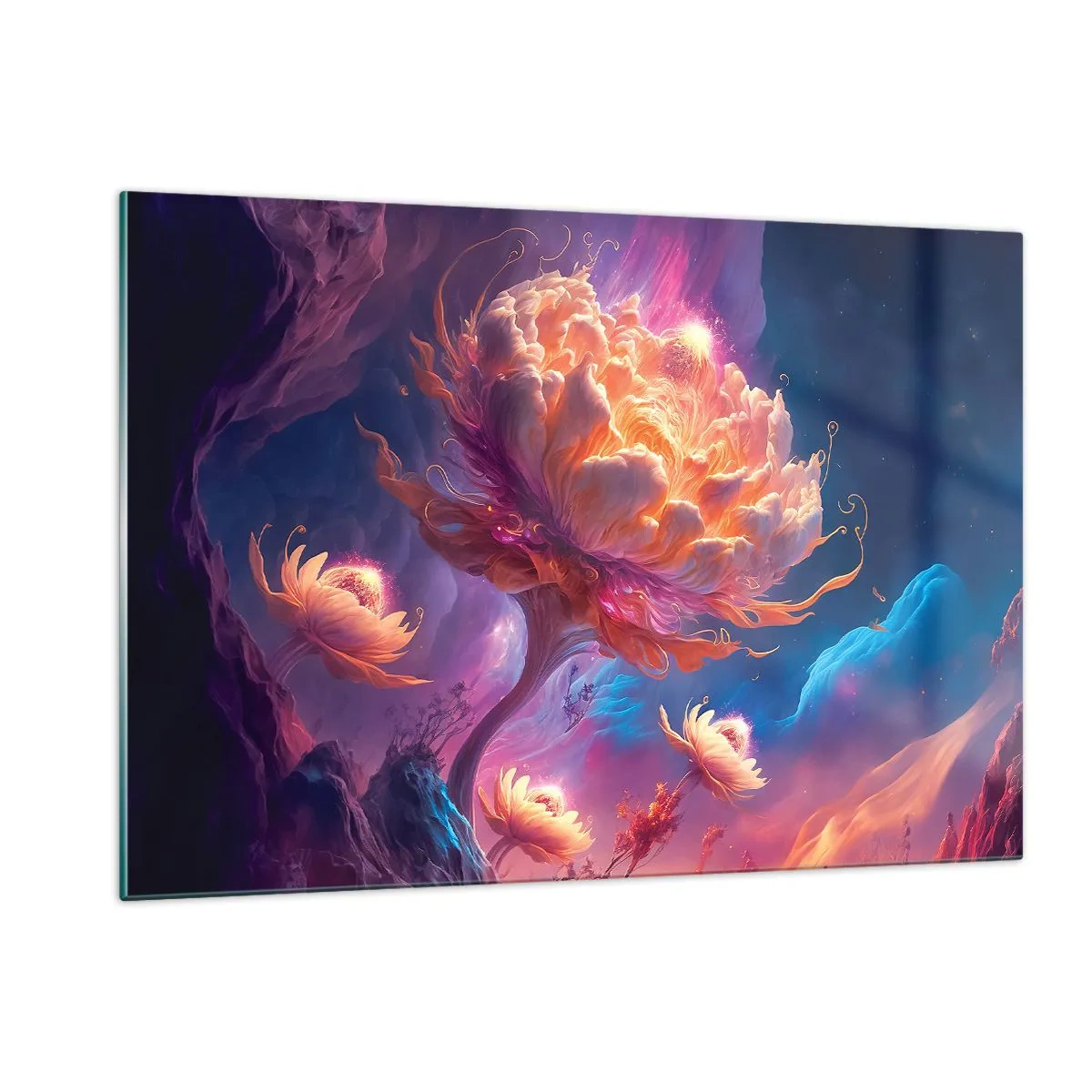 Billede på glas - En anden verden - 120x80 cm