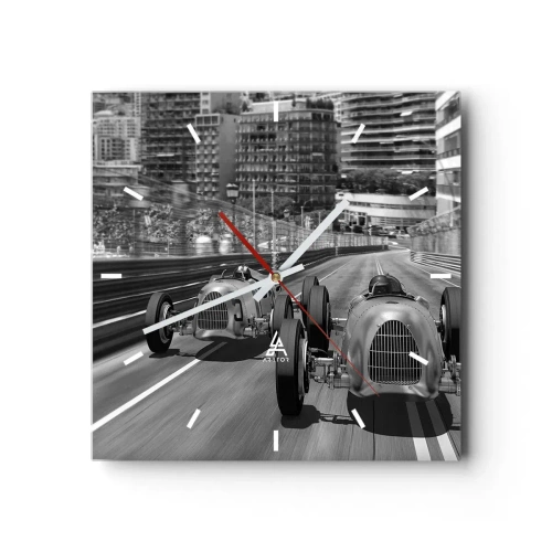 Vægur, Uret - Der var engang i Monte Carlo - 40x40 cm