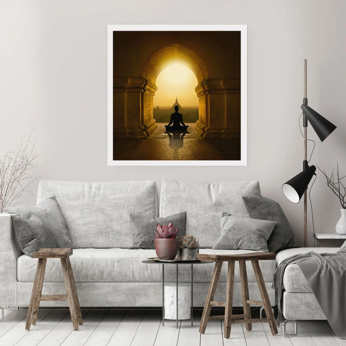 Plakat - Fuldkommen harmoni - 40x40 cm