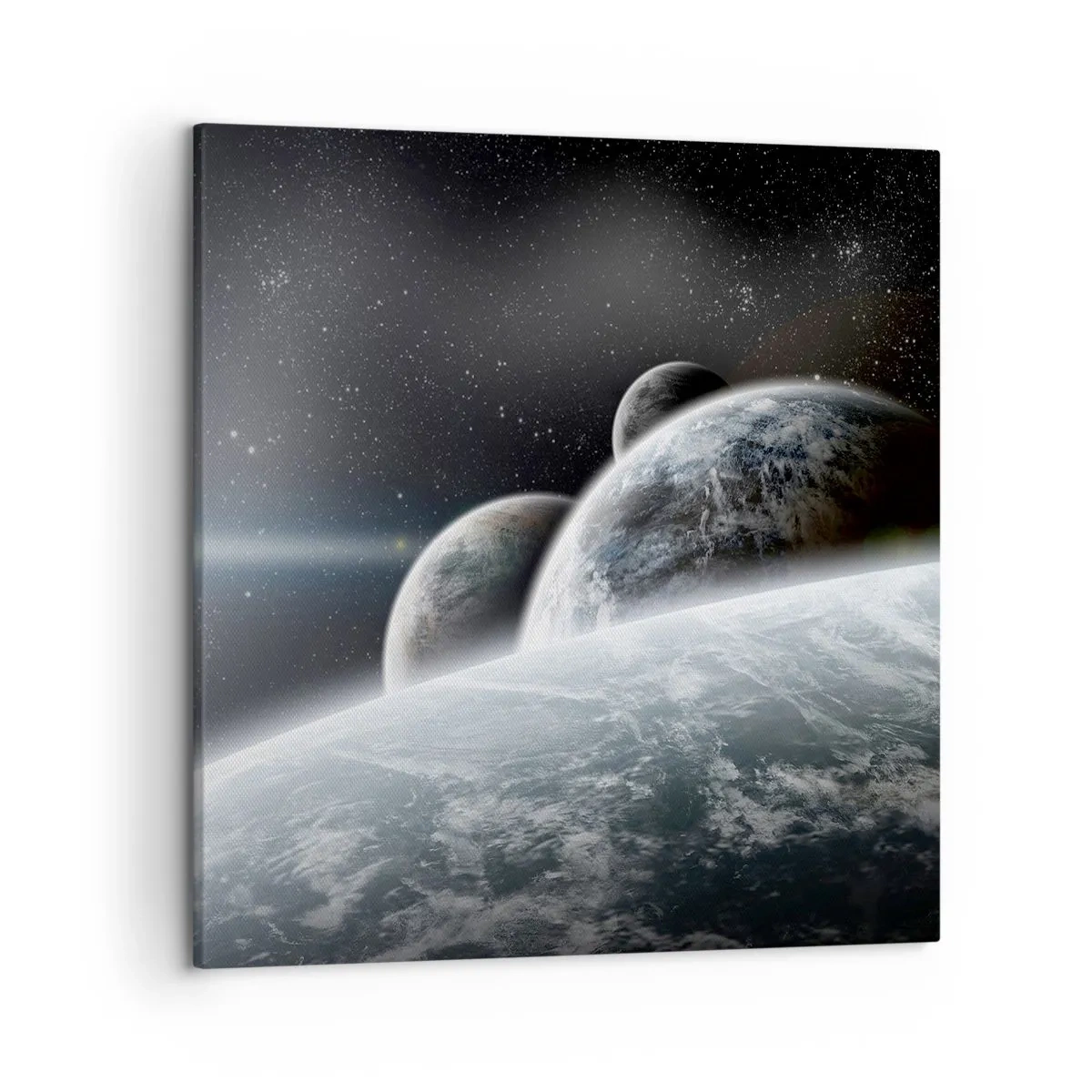 Lærredstryk - Billede på lærred - Sfærernes kosmiske musik - 50x50 cm