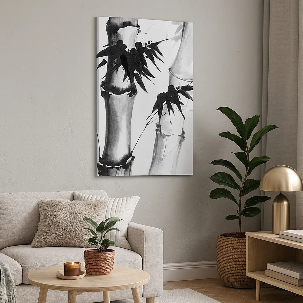 Lærredstryk - Billede på lærred - Nærbillede af Orienten - 50x70 cm