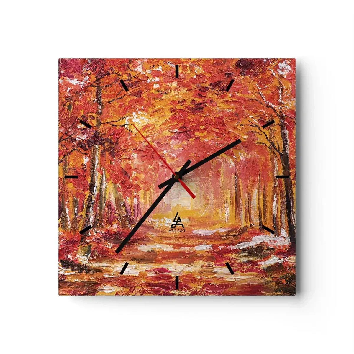 Vægur, Uret - Kobberskov - 40x40 cm