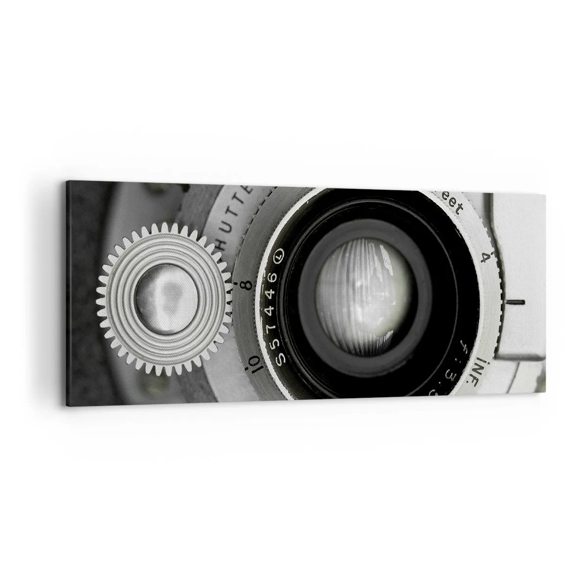 Lærredstryk - Billede på lærred - Historien om Hollywood - 120x50 cm