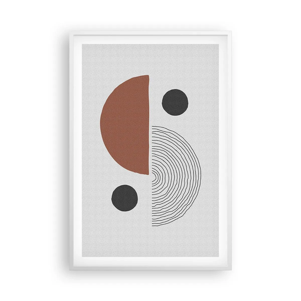 Plakat i hvid ramme - Perfektion af hjulet - 61x91 cm