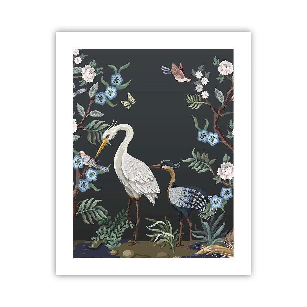 Plakat - Fugleparade - 40x50 cm