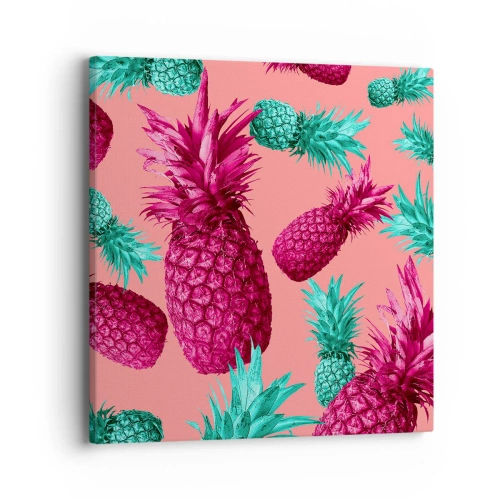 Lærredstryk - Billede på lærred - Frihed er sødt - 40x40 cm