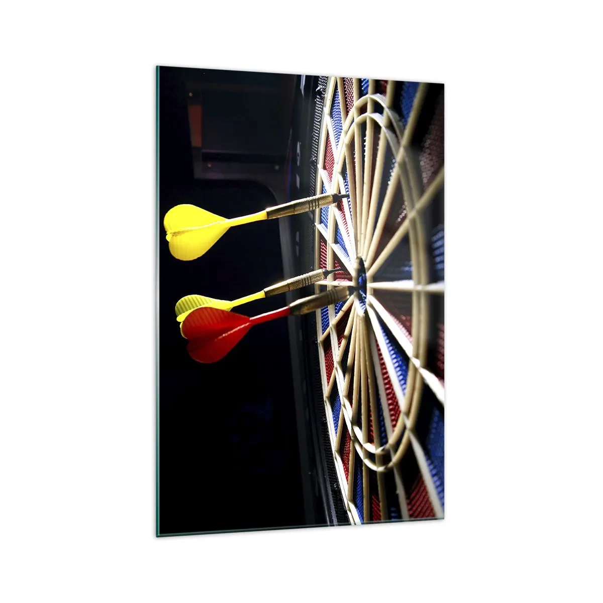 Billede på glas - Lige til sagen - 70x100 cm