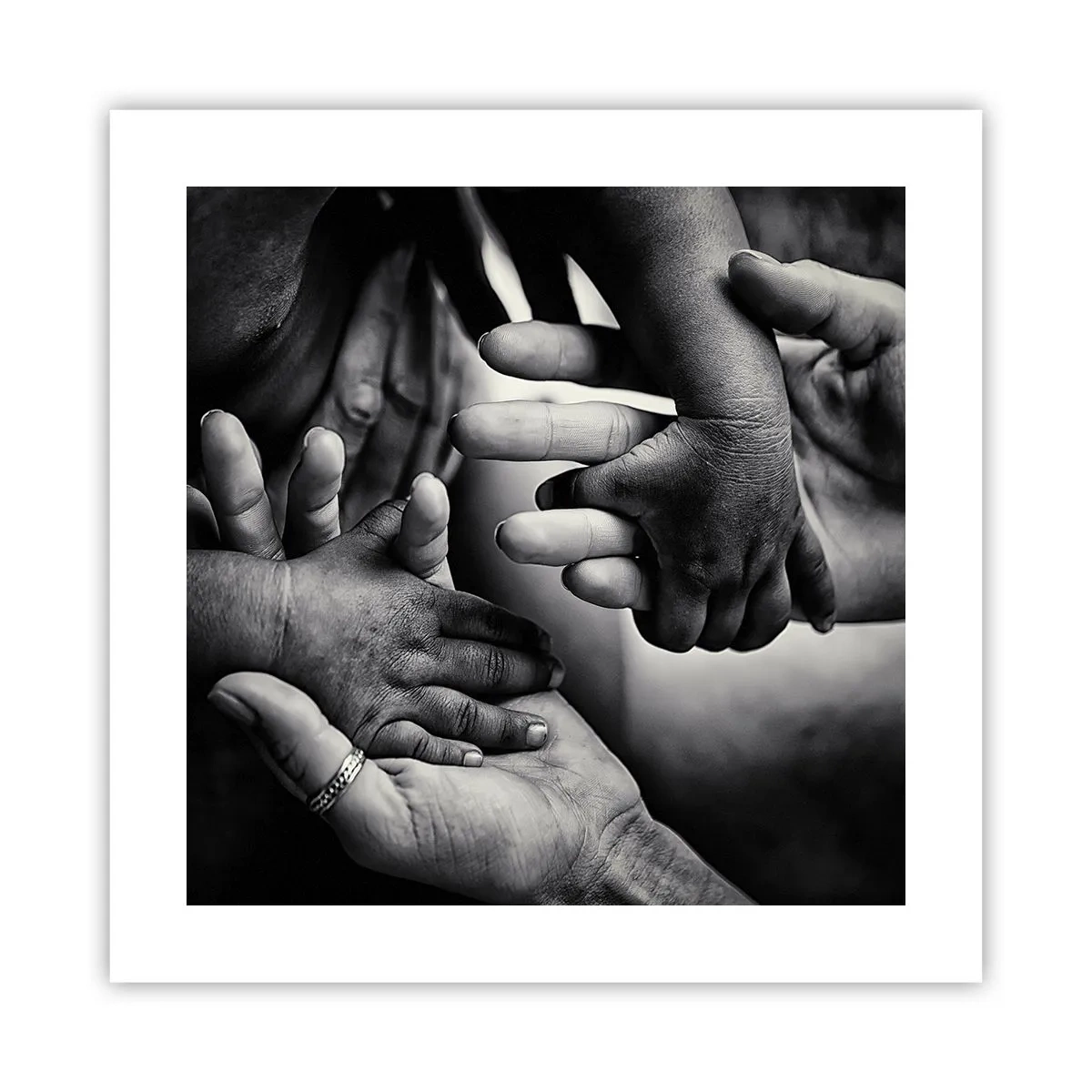 Plakat - At være menneske - 40x40 cm