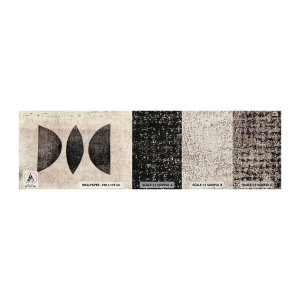 Prøve Fototapet Premium Canvas - Etnisk abstraktion - Abstraktion, Stykke, Moderne kunst - 100x30 cm