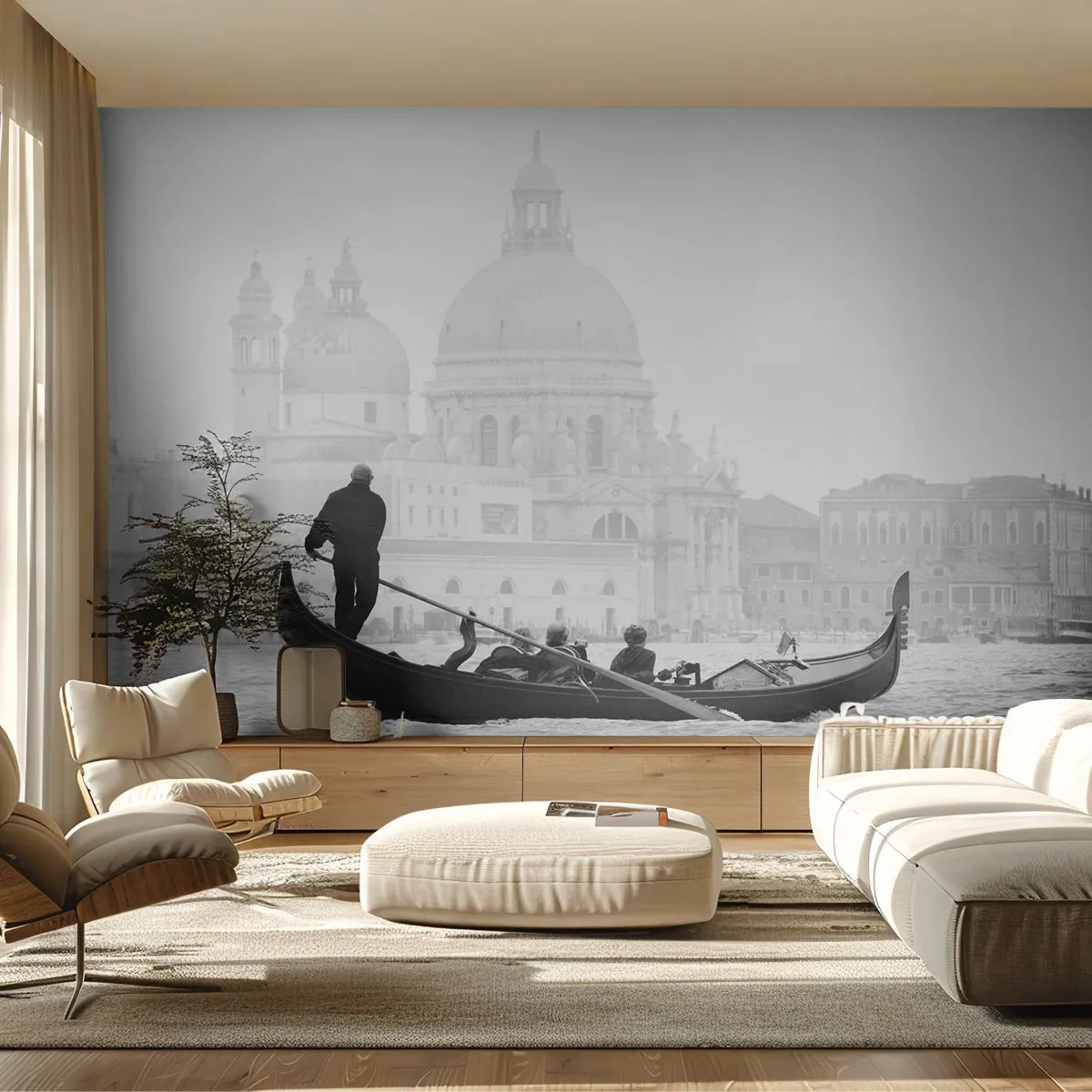 Fototapet Premium Sand - En rejse til skønhedens kilder - Venedig, By, Arkitektur - 100x70 cm