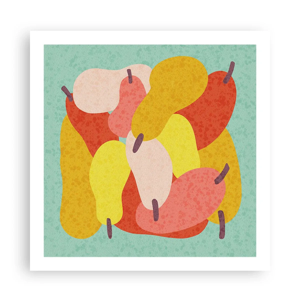 Plakat - Smag på sommersolen - 60x60 cm