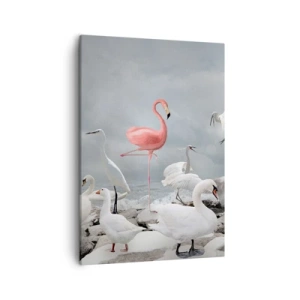 Lærredstryk - Billede på lærred - Hvor kommer jeg fra? - 50x70 cm