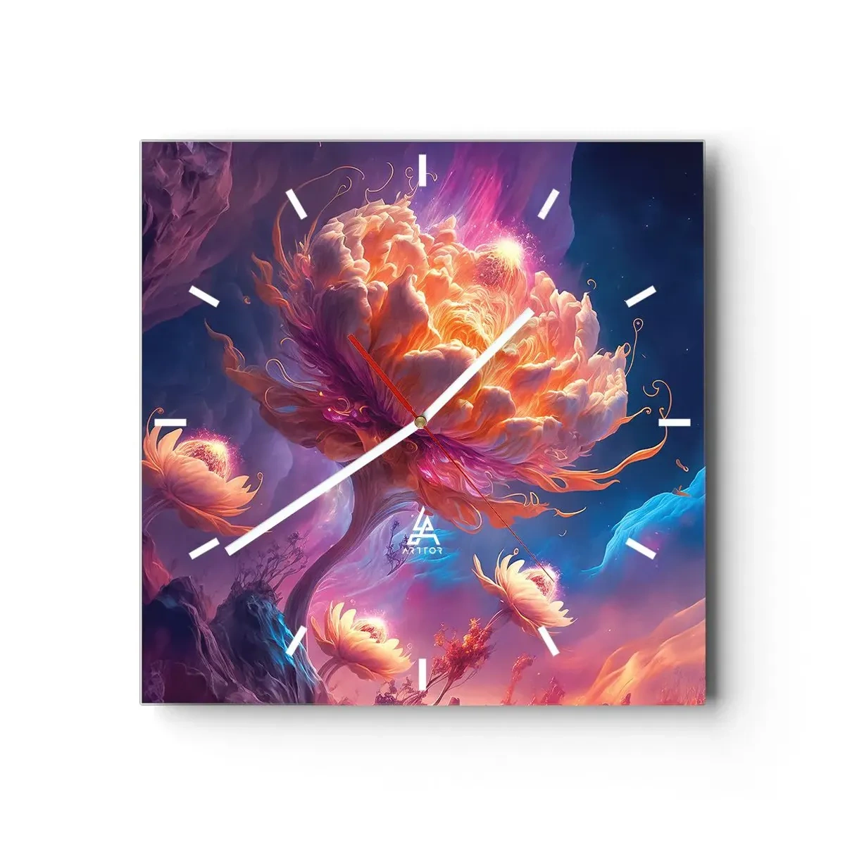 Vægur, Uret - En anden verden - 40x40 cm