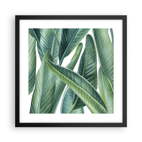 Plakat i sort ramme - Det grønne i sig selv - 40x40 cm