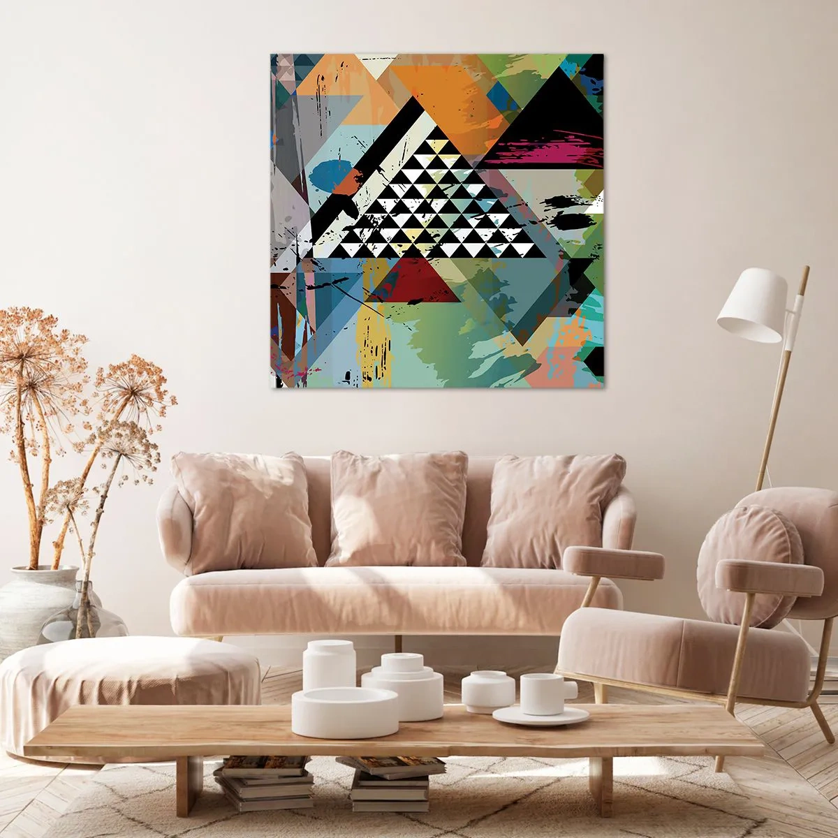 Lærredstryk - Billede på lærred - Hvor enkelt - 40x40 cm