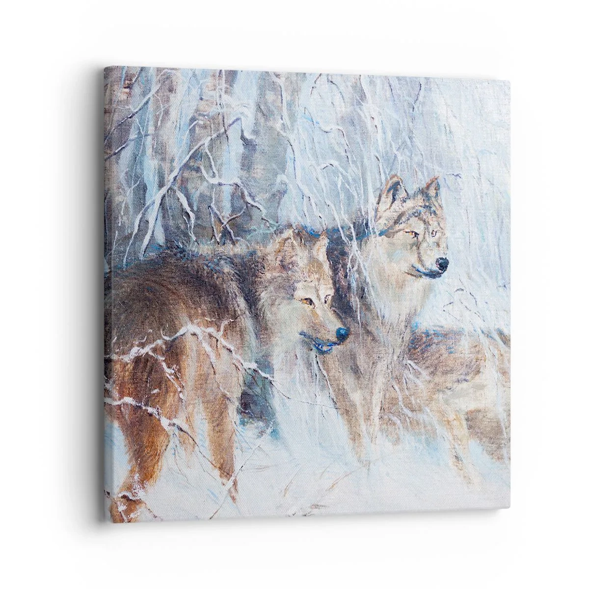 Lærredstryk - Billede på lærred - OBS! På vej... - 30x30 cm