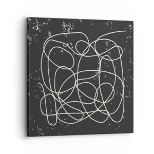 Lærredstryk - Billede på lærred - Vandrende tanker - 30x30 cm