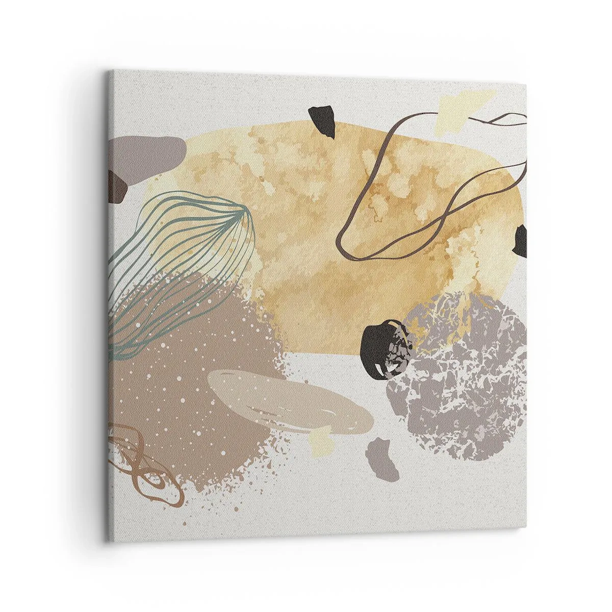 Lærredstryk - Billede på lærred - Anvendt plumkologi - 50x50 cm