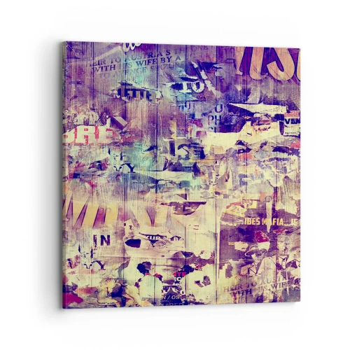 Lærredstryk - Billede på lærred - Og det er alt, hvad der vil være tilbage - 70x70 cm