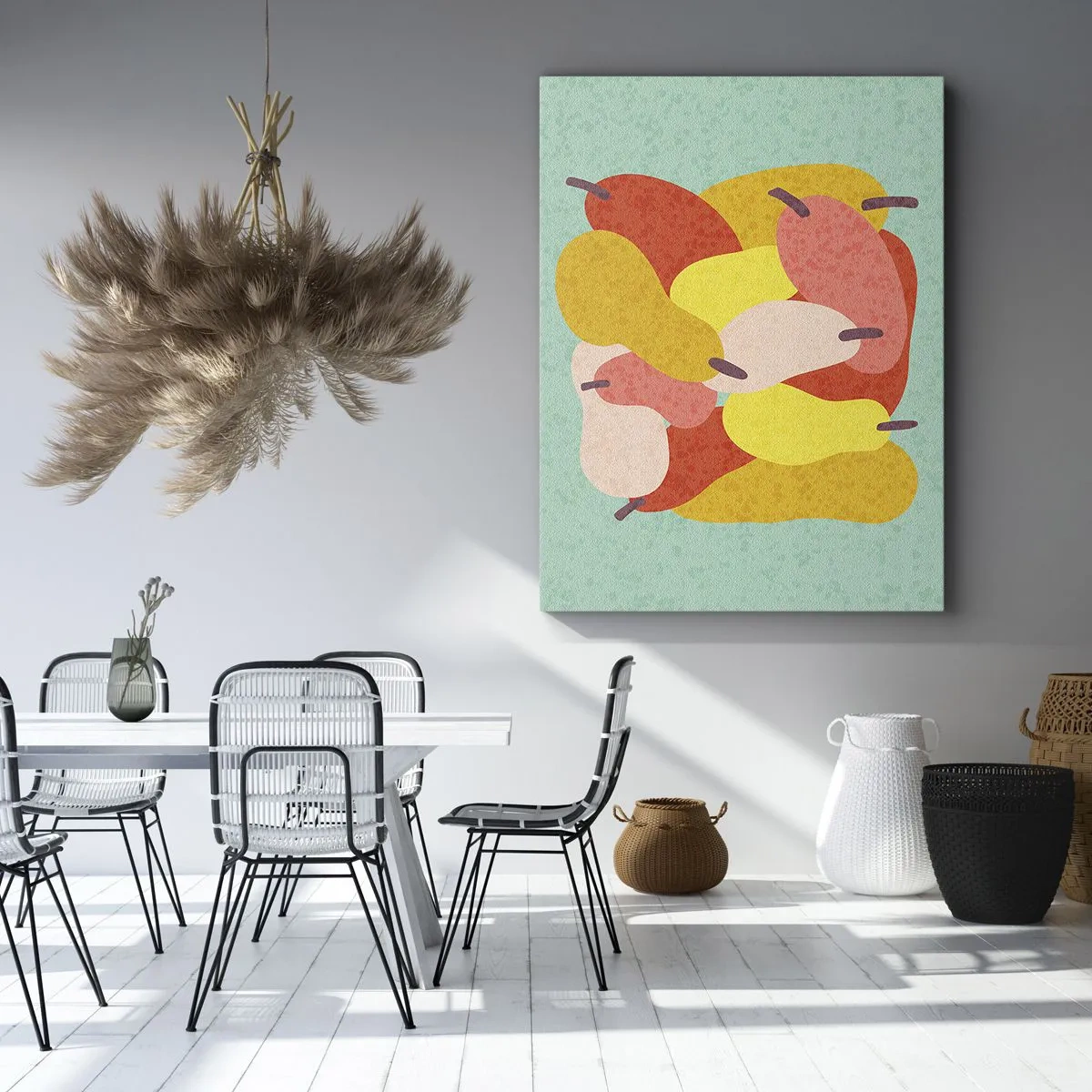 Lærredstryk - Billede på lærred - Smag på sommersolen - 50x70 cm