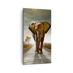 Lærredstryk - Billede på lærred - Og slet ikke i en porcelænsbutik - 55x100 cm