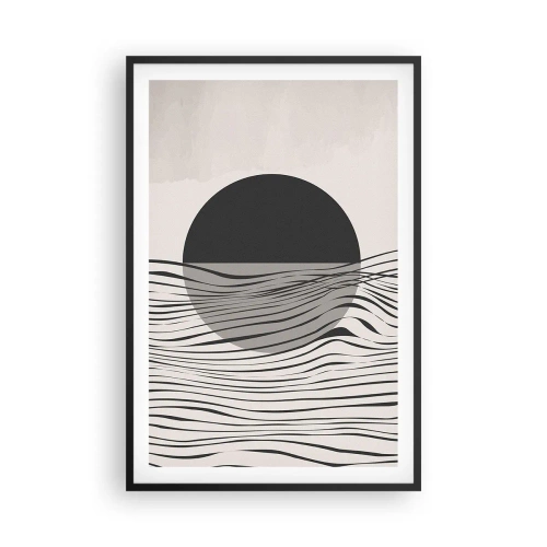Plakat i sort ramme - Halvkomposition - 61x91 cm