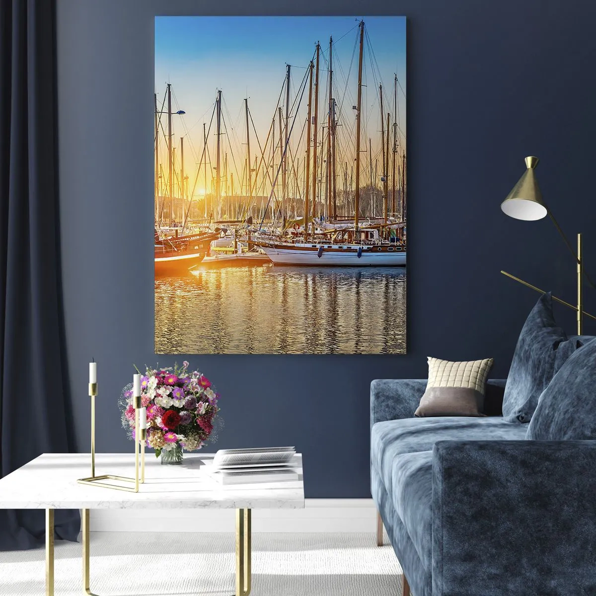 Billede på glas - Vinden skal også sove - 70x100 cm