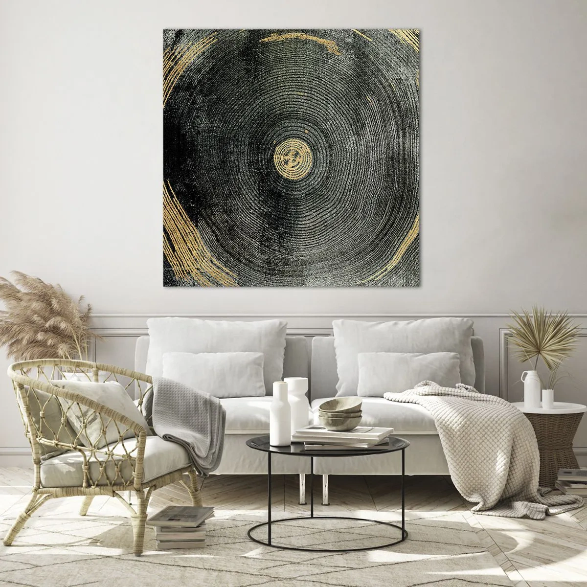 Billede på glas - Forandring og varighed - 40x40 cm