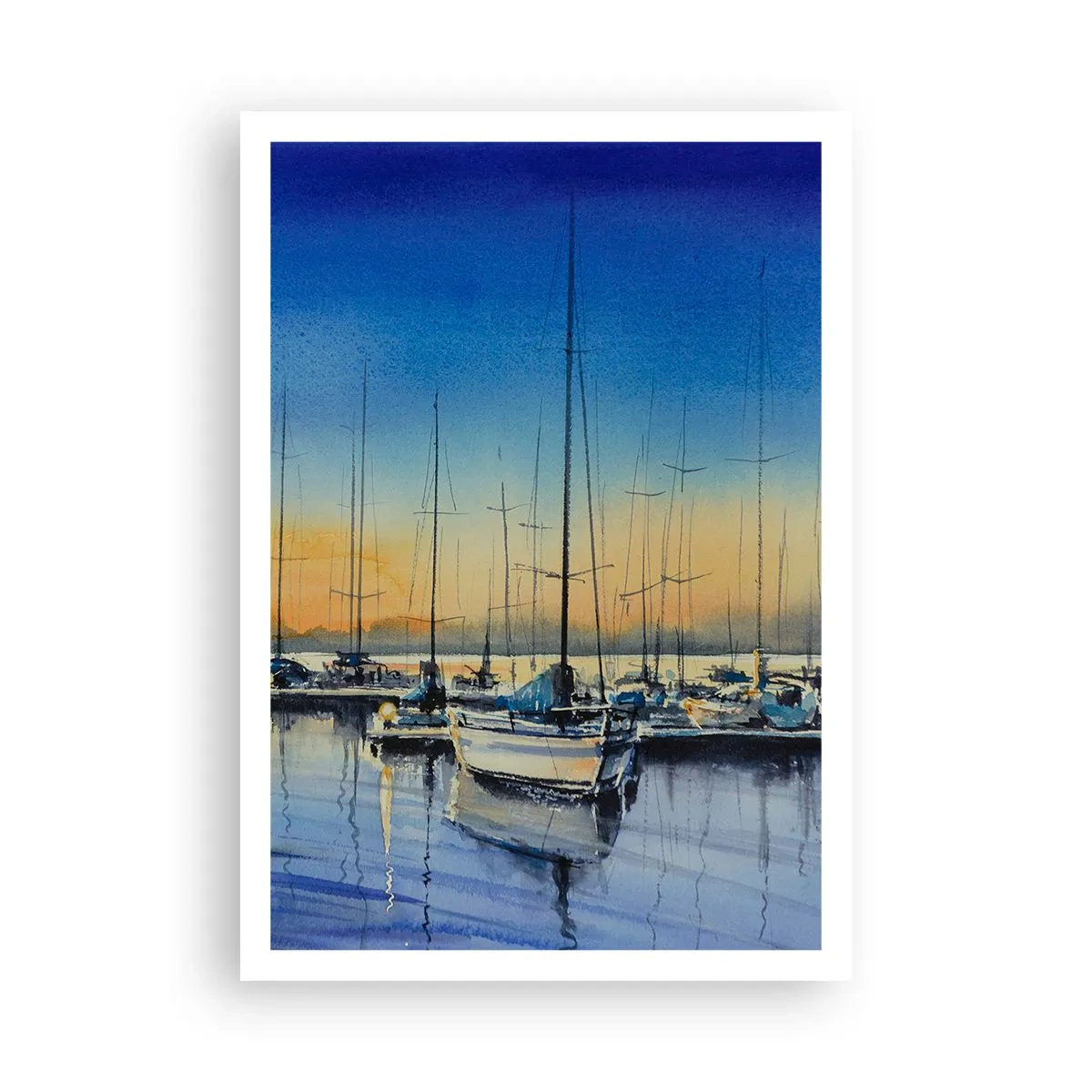 Plakat - Slutningen på en god dag - 70x100 cm