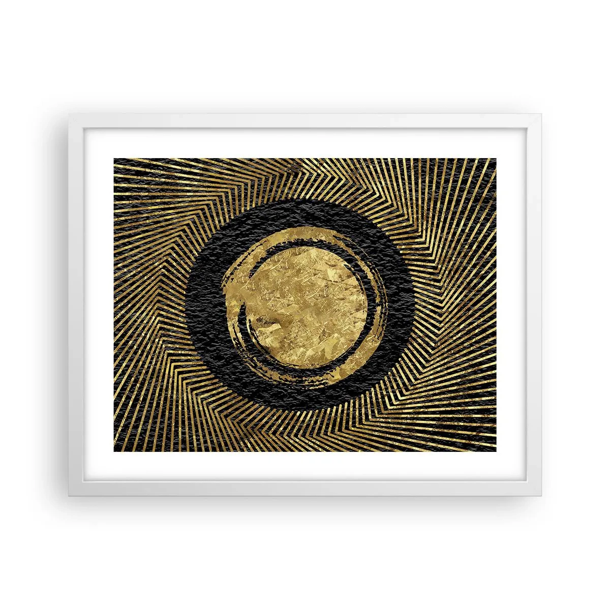 Plakat i hvid ramme - Glamour-komposition - 50x40 cm