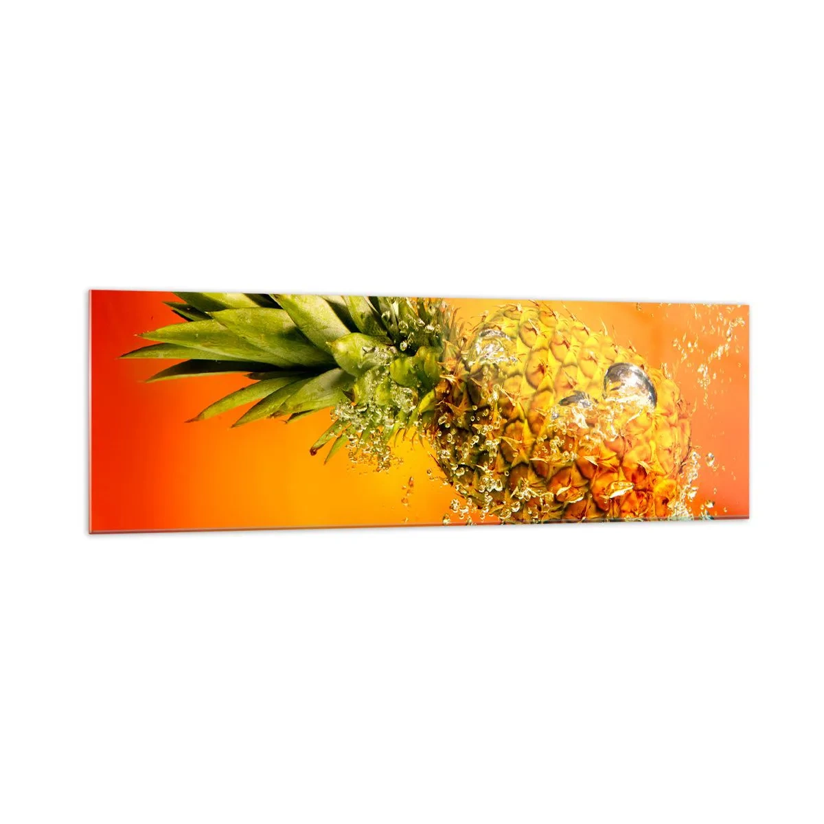 Billede på glas - Tropisk saftig friskhed - 160x50 cm