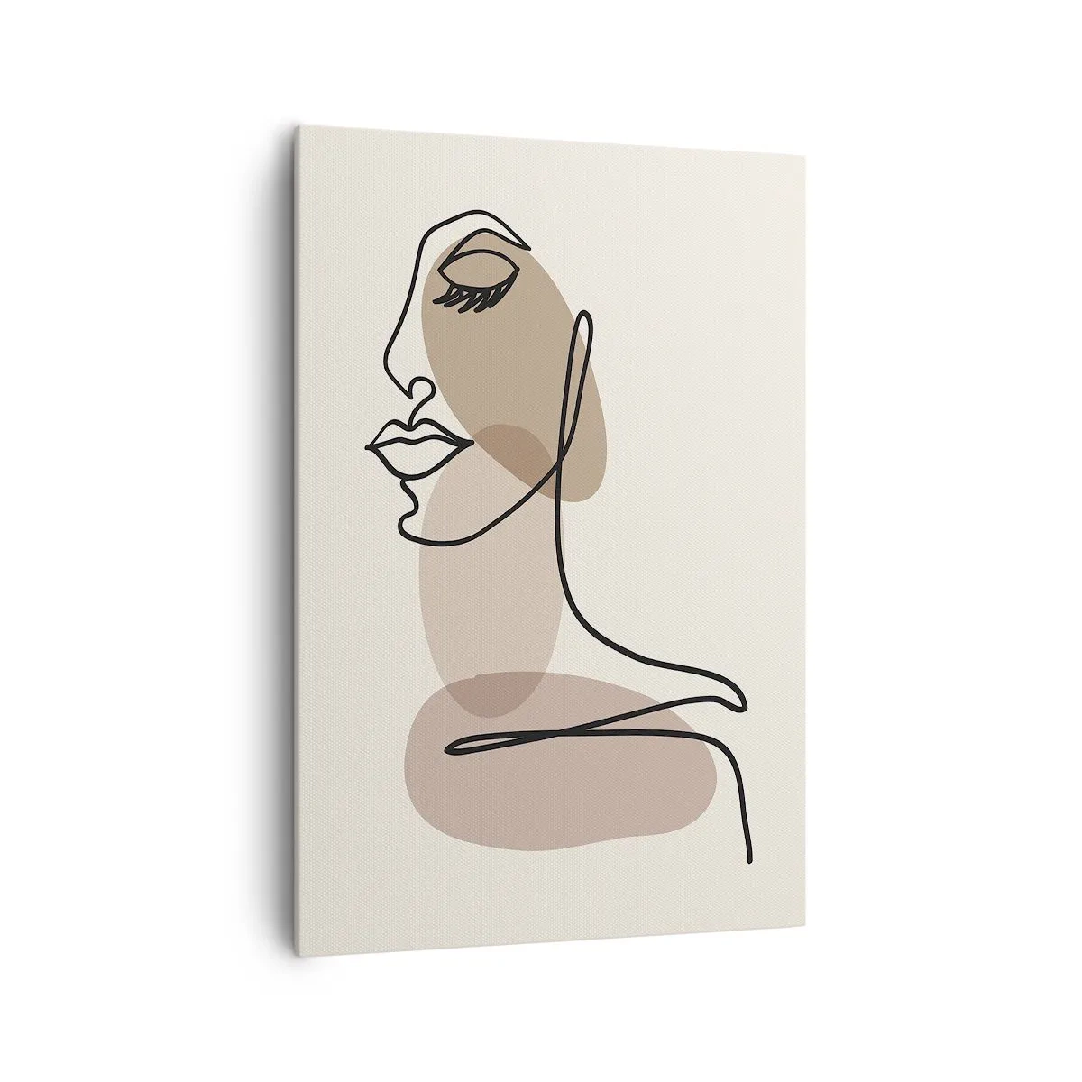 Lærredstryk - Billede på lærred - En vis linje af skønhed - 70x100 cm