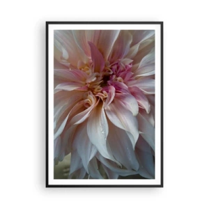 Plakat i sort ramme - Blomstrende friskhed - 70x100 cm